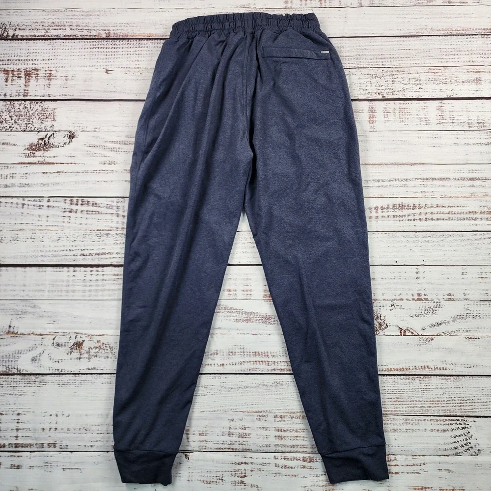 Vuori Ponto Performance Jogger Pants Mens M Navy Heather DreamKnit V438